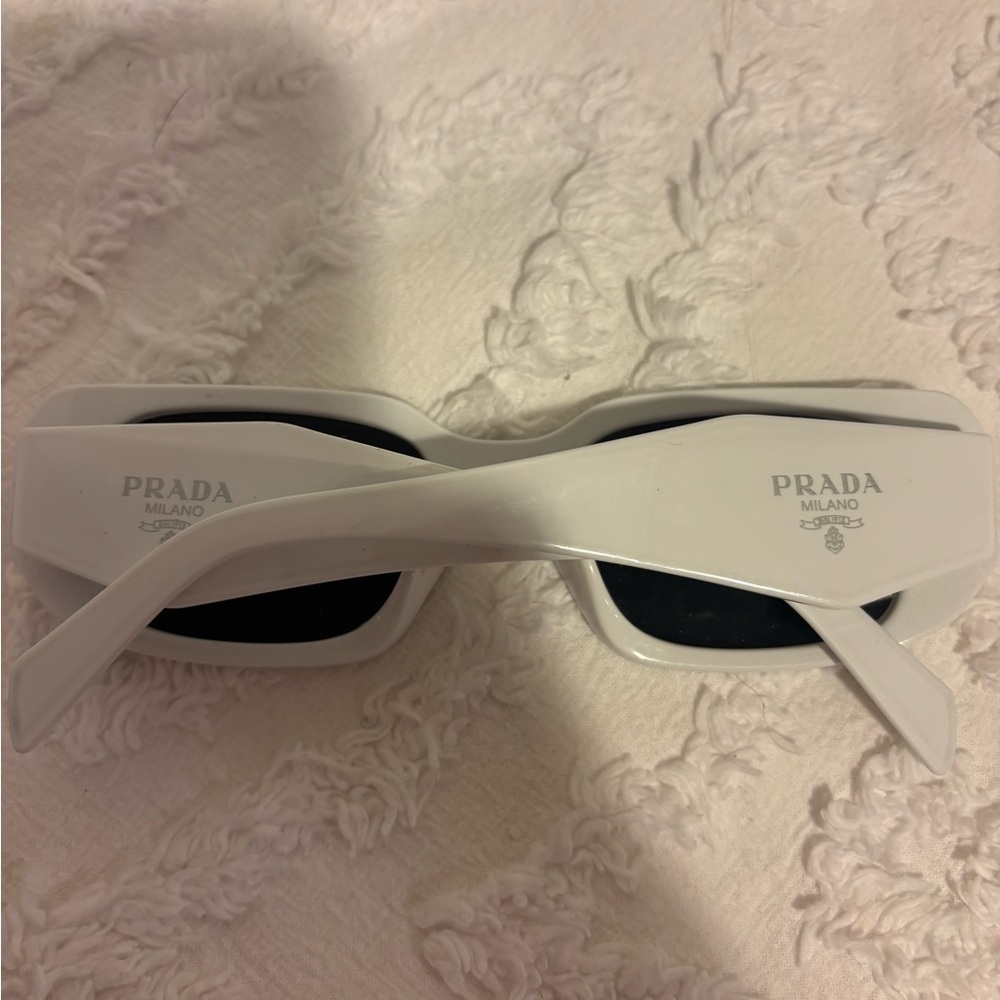 Prada White Sunglasses